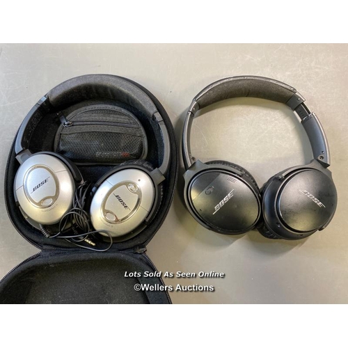 9692 - X2 HEADPHONES INCL. BOSE AND BOSE QUIET CONFORT 15 INCL. CASE