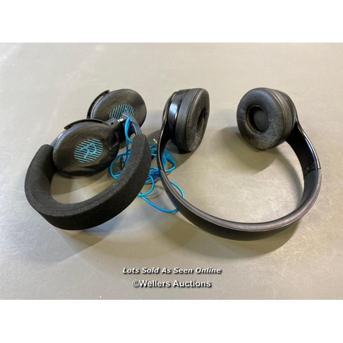 9696 - X2 HEADPHONES INCL. APPLE BEATS A1796 AND BOSE INCL. CASE