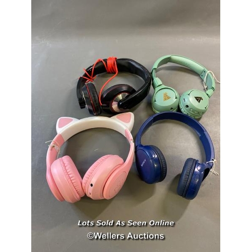 9708 - X4 HEADPHONES INCL. SONY