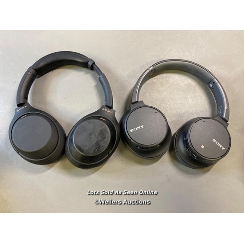 9717 - X2 HEADPHONES INCL. SONY WH-1000XM4 AND WH-CH700N