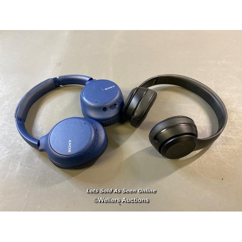 9721 - X2 HEADPHONES INCL. APPLE BEATS A1796 AND SONY WH-C710N