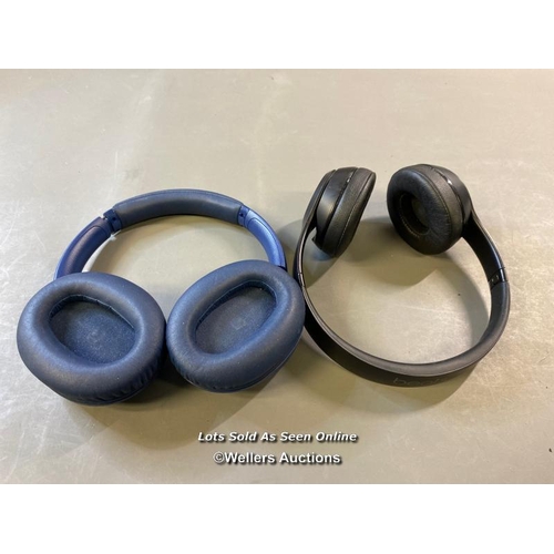 9721 - X2 HEADPHONES INCL. APPLE BEATS A1796 AND SONY WH-C710N