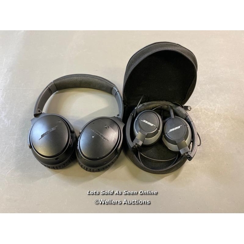 9723 - X2 HEADPHONES INCL. BOSE 425948 AND BOSE OE2