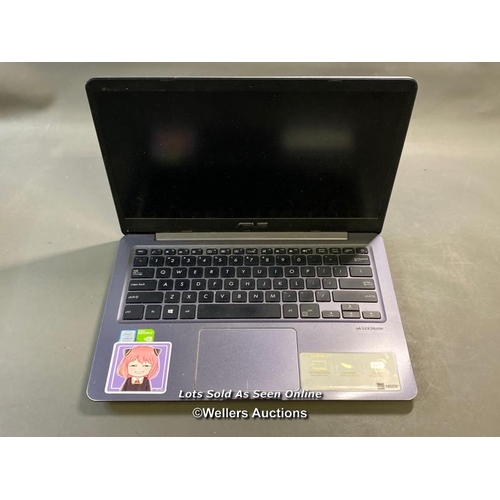 9761 - ASUS VIVO BOOK S14 / 8GB RAM / 1TB HD / I5-8250U @ 1.60GHZ / PROFESSIONALLY WIPED AND RELOADED WITH ... 