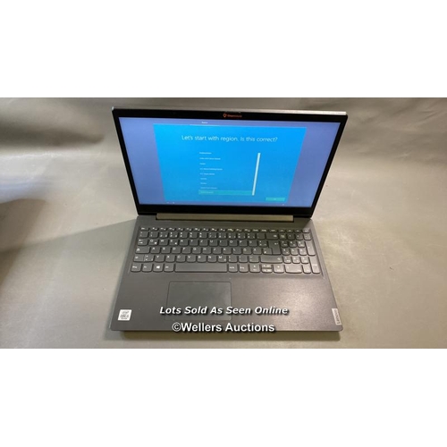 9762 - LENOVO V15-IIL / 8GB RAM / 250GB HD / I5-1035G1 @ 1.0GHZ / SN: PF1WLJQL / PROFESSIONALLY WIPED AND R... 