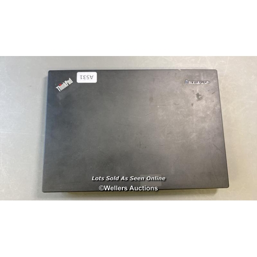 9769 - LENOVO T440 / 8GB RAM / 1TB HD / I5-4300 @ 1.90GHZ - DISPLAY DAMAGED / PROFESSIONALLY WIPED AND RELO... 