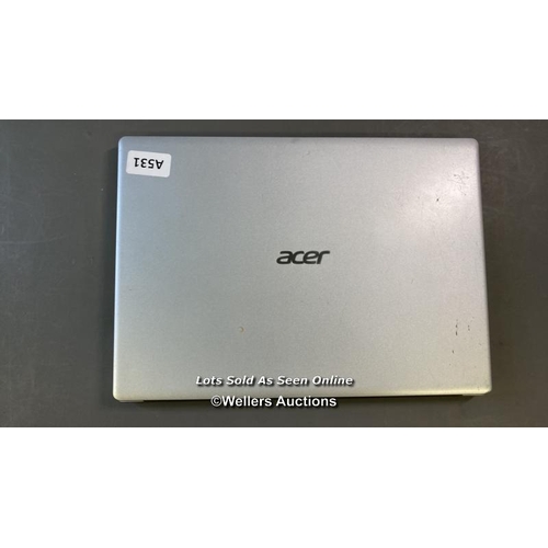 9779 - ACER ASPIRE 1 / 4GB RAM / 128GB HD / INTEL CELERON N4500 @ 1.10GHZ / SN: NXA7VEA009151285987600 / PR... 