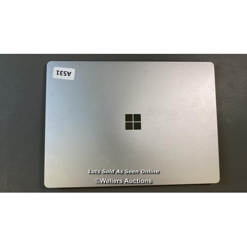 9780 - MICROSOFT 1867 / 8GB RAM / 250GB HD / I5-1035G7 @ 1.20GHZ / SN: 001795693557 / PROFESSIONALLY WIPED ... 