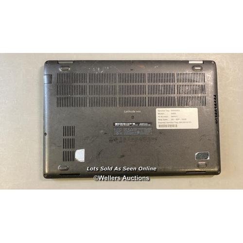 9783 - DELL LATITUDE 5400 / 16GB RAM / 250GB HD / I5-8365U @ 1.60GHZ / ST: 9DVG063 / PROFESSIONALLY WIPED A... 