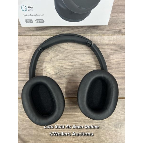 8010 - SONY WHCH720NB NOISE CANCELLING OVEREAR HEADPHONES / POWER UP, CONNECT TO BT, PLAY MUSIC, MINIMAL SI... 