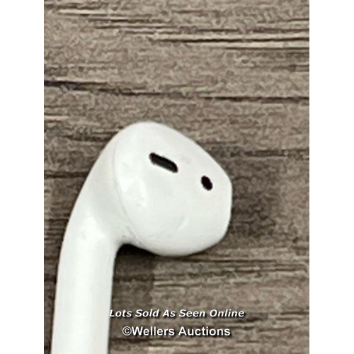 8012 - APPLE AIRPODS / 2ND GEN / WITH CHARGING CASE / MV7N2ZMA / POWER UP, CONNECT TO BT, ONLY PLAY MUSIC T... 