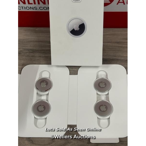 8041 - APPLE AIRTAG (4 PACK) / MX542ZM/A / APPEARS NEW, OPEN BOX