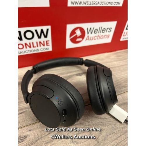 8049 - SONY WHCH720NB NOISE CANCELLING OVEREAR HEADPHONES / POWER UP, CONNECT TO BT, PLAY MUSIC, SIGNS OF U... 