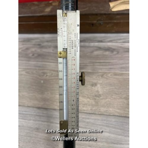 8054 - NAUTICAL STICK BAROMETER,�NEGRETTI & ZAMBRA