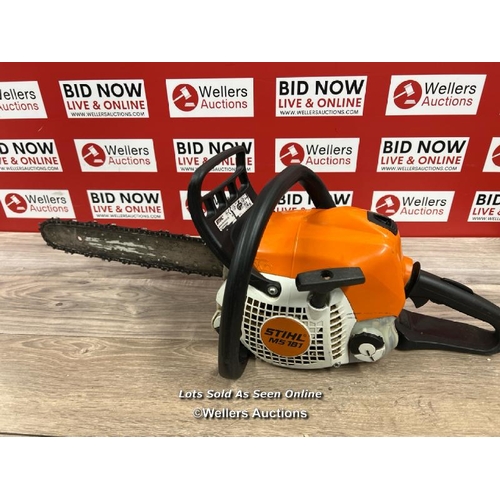 8063 - STIHL MS181 PETROL CHAINSAW HEAVY DUTY PETROL CHAINSAW / GOOD WORKING ORDER