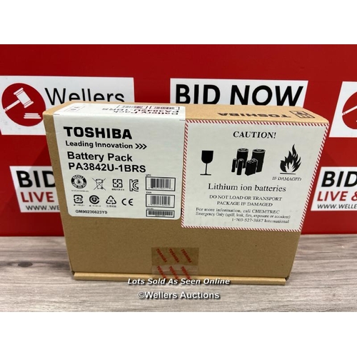 8073 - NEW SEALED GENUINE TOSHIBA LIBRETTO W100 SPARE BATTERY ORIGINAL BOX PA3842U-1BRS