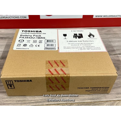 8073 - NEW SEALED GENUINE TOSHIBA LIBRETTO W100 SPARE BATTERY ORIGINAL BOX PA3842U-1BRS