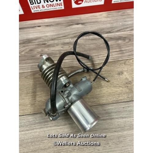 8085 - VELOCETTE THRUXTON AMAL CONCENTRIC CARBURETTOR WITH ALLOY MANIFOLD AND BELLMOUTH / T20