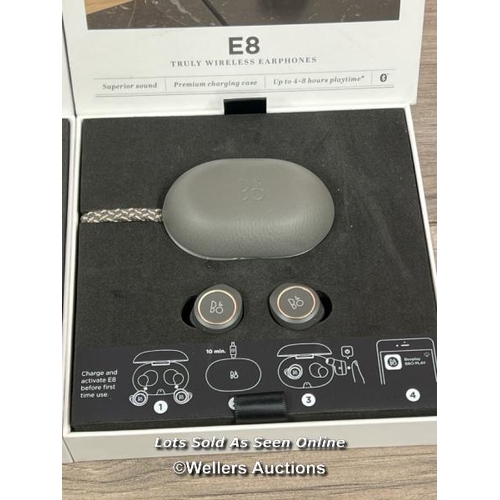 8093 - B&O BANG OLUFSEN BEOPLAY E8 TRULY WIRELESS TWS IN EAR BLUETOOTH BUD EARPHONES(A) / NEW