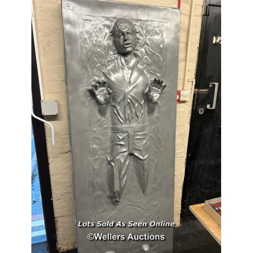 8095 - LIFE FULL SIZE HAN SOLO IN CARBONITE PROP STATUE STAR WARS 1:1 / NEW