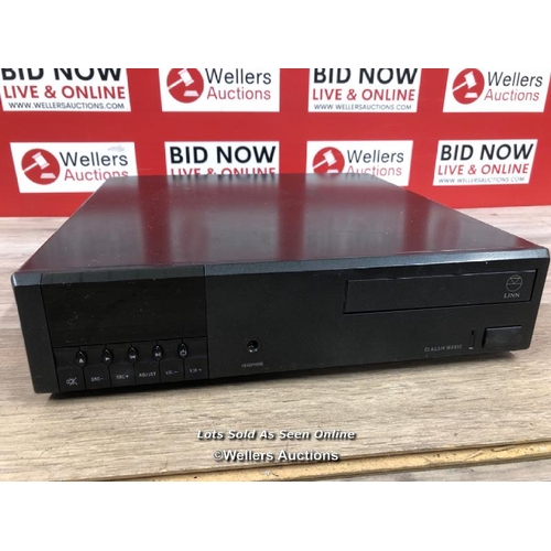 8113 - LINN CD PLAYER / NO POWER SUPPLY, UNTESTED