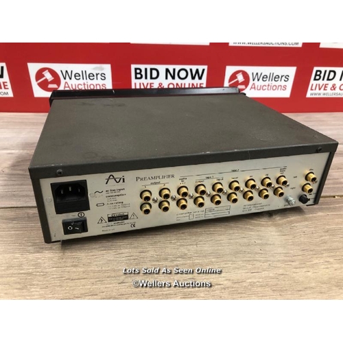 8119 - AVI S 2000 MP PRE AMP / NO POWER SUPPLY, UNTESTED