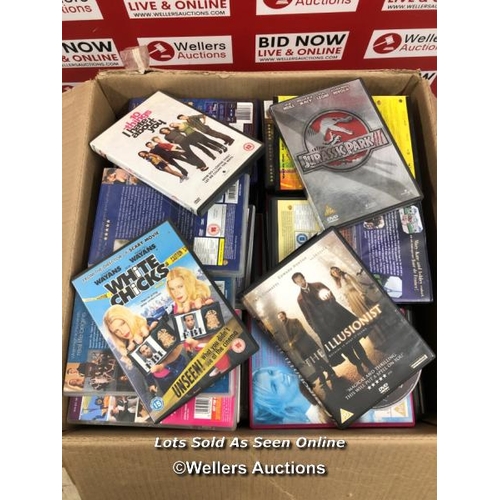 8135 - LARGE QUANTITY OF DVDS / SEE IMAGES FOR EXAMPLES