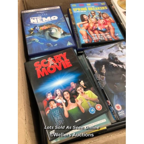 8136 - LARGE QUANTITY OF DVDS / SEE IMAGES FOR EXAMPLES