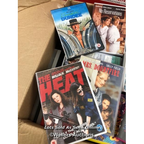 8137 - LARGE QUANTITY OF DVDS / SEE IMAGES FOR EXAMPLES