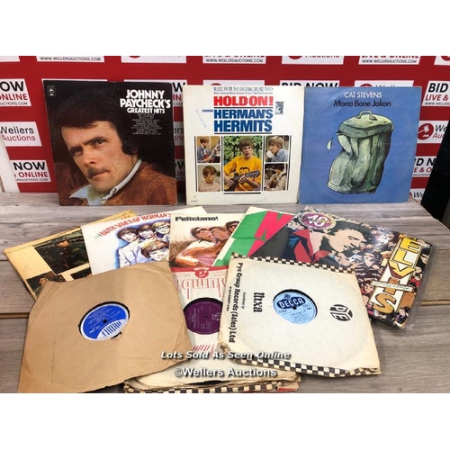 8139 - QUANTITY OF VINYL RECORDS / SEE IMAGES FOR EXAMPLES