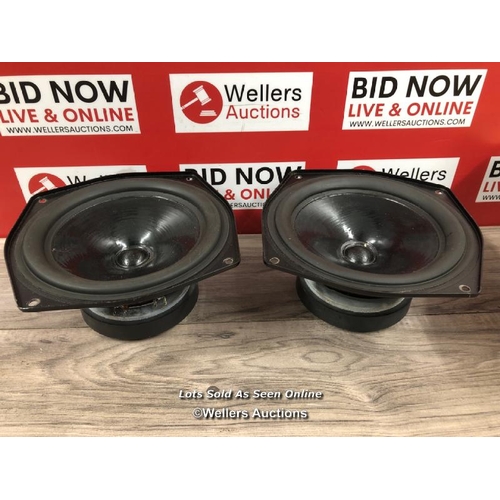 8144 - PAIR OF KEF B200 BASS DRIVERS