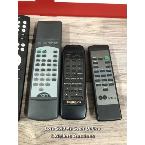 8157 - 6X ASSORTED REMOTES INCL. PIONEER, NAIM & TECKNICS