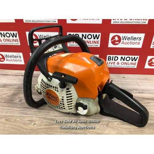 8180 - STIHL MS211 CHAINSAW / GOOD WORKING ORDER / T48