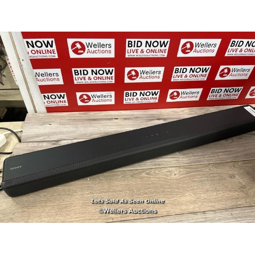 8199 - SONY HTG700.CEK 3.1 CHANNEL SOUNDBAR WITH DOLBY ATMOS / NO POWER, MINIMAL SIGNS OF USE / WITHOUT POW... 