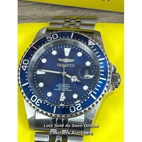 8208 - INVICTA  PRO DIVER 30092 GENTS WATCH / SIGNS OF USE, UNTESTED, SCRATCHED