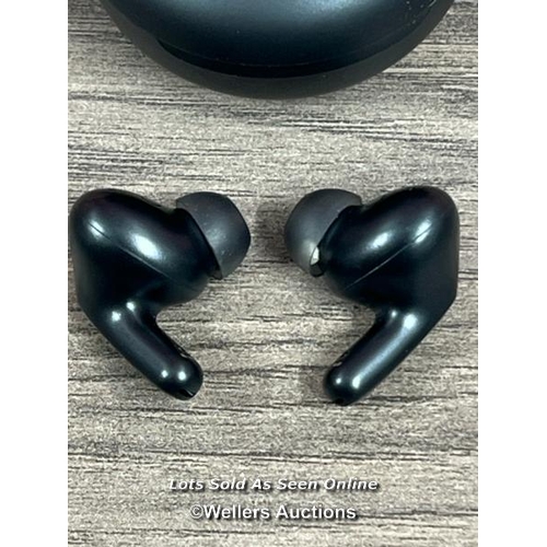 8215 - LG UFP5 WIRELESS EARBUDS / POWER UP, CONNECT TO BT, ONLY PLAY MUSIC THROUGH EARBUD, SIGNS OF USE / T... 