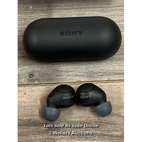 8219 - SONY WF-C700N NOISE CANCELLING IN-EAR HEADPHONES / POWER UP, DON' CONNECT TO BT, MINIMAL SIGNS OF US... 