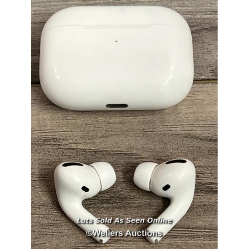 8224 - APPLE AIRPODS PRO WITH MAGSAFE CHARGING CASE (MLWK3ZM/A) / POWER UP, CONNECT TO BT, PLAY MUSIC, SIGN... 