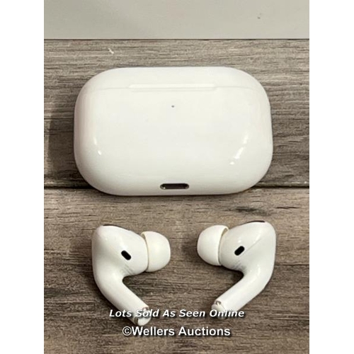 8227 - APPLE AIRPODS PRO WITH MAGSAFE CHARGING CASE (MLWK3ZM/A) / POWER UP, CONNECT TO BT, PLAY MUSIC, SIGN... 