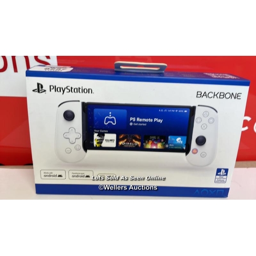 8257 - BACKBONE ONE CONTROLLER FOR PLAYSTATION / MINIMAL SIGNS OF USE / WITHOUT POWER CABLE / UNTESTED / T2... 