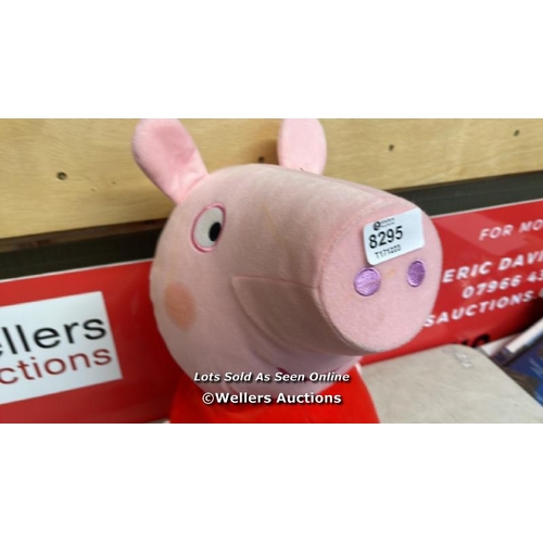 8295 - PEPPER PIG SOFT TOY, PREOWNED / T30