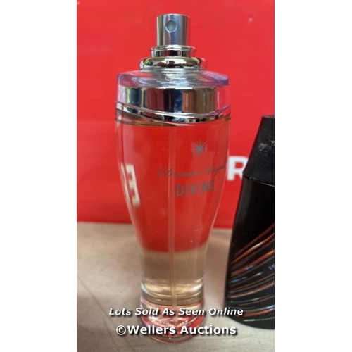 8300 - VICTORIA'S SECRET DIVINE 125ML EDP, UNUSED AND TOKYO BY KENZO, USED AND THE BODYSHOP HIMALAYAN CHARC... 