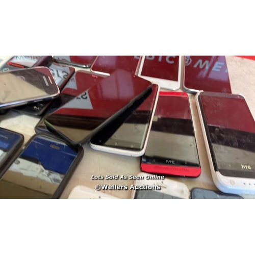 8311 - APPROX X34 UNCHECKED AND AS FOUND MOBILE PHONES INC. SONY ERICSSON, APPLE, SAMSUNG, ALCATEL AND OTHE... 