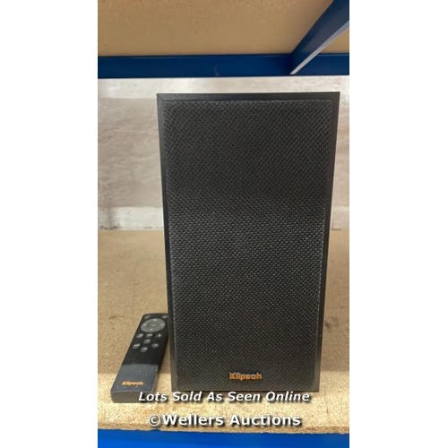 8328 - KLIPSCH SPEAKER AND REMOTE CONTROL / T28