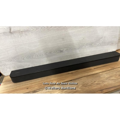 8341 - SONY SOUNDBAR, UNTESTED, NO POWER LEAD OR SUBWOOFER