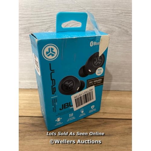 8352 - JLAB AUDIO JBUDS AIR TRUE WIRELESS EARPHONES / POWER UP, DON'T CONNECT TO BT, SIGNS OF USE