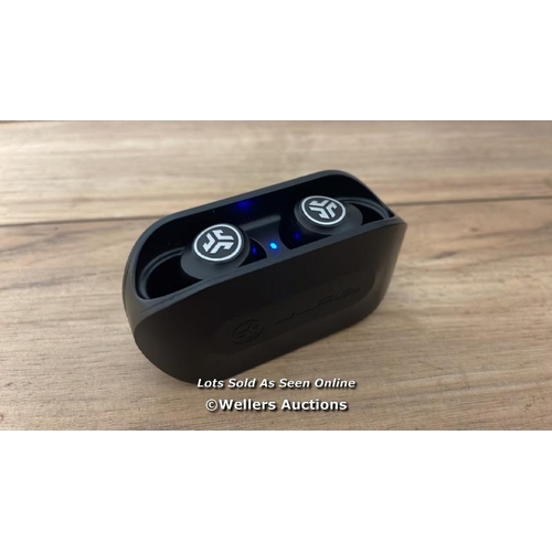 8357 - JLAB GO AIR NA / POWER UP, CONNECT TO BT, ONLY PLAY MUSIC THROUGH LEFT EARBUD, SIGNS OF USE / T50