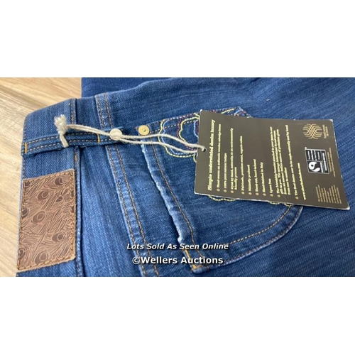 8362 - LADIES NEW SHARKAH CHAKRA BLUE JEANS / T50