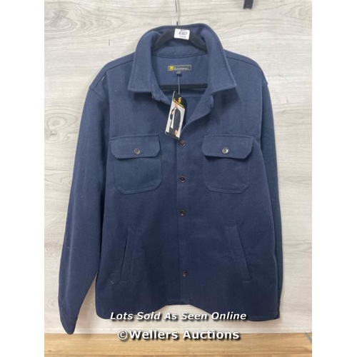 8367 - GENTS NEW BC CLOTHING NAVY JACKET - XL