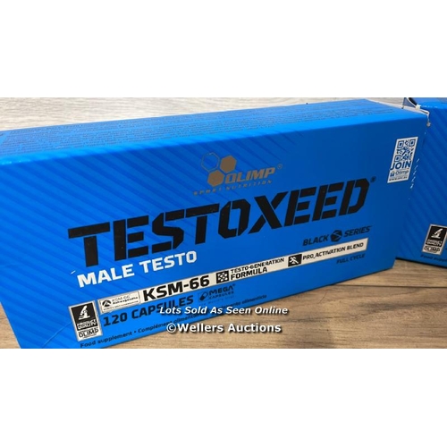 8373 - X2 PACKS OF TESTOXEED MALE TESTO KSM-66 120 CAPSULES